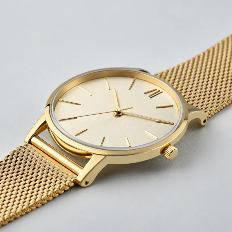 Elegant Rose Gold Watch